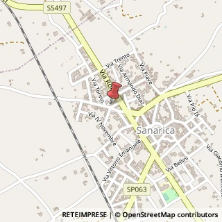 Mappa Via Cesare Battisti, 16, 73030 Sanarica, Lecce (Puglia)
