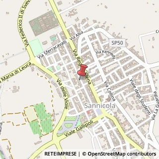 Mappa Via Giuseppe Grassi, 95, 73017 Neviano, Lecce (Puglia)