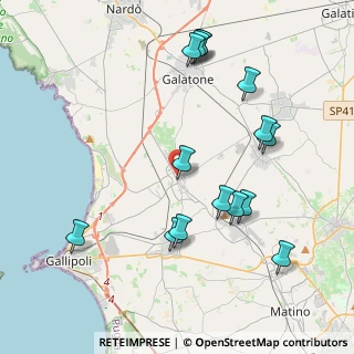 Mappa Via Collina, 73017 Sannicola LE, Italia (4.78267)