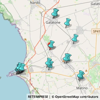 Mappa Via Collina, 73017 Sannicola LE, Italia (5.89053)