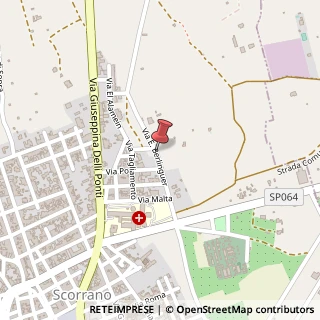 Mappa Via Enrico Berlinguer, 0, 73020 Scorrano, Lecce (Puglia)