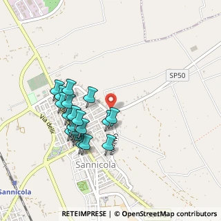 Mappa Via Lecce, 73017 Sannicola LE, Italia (0.4775)