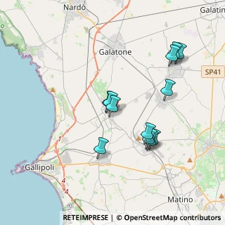Mappa Via Lecce, 73017 Sannicola LE, Italia (3.80667)