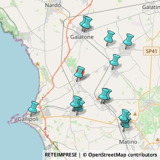 Mappa Via Lecce, 73017 Sannicola LE, Italia (5.088)