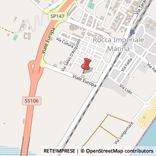 Mappa Via Antonio Gramsci, 34, 87074 Rocca Imperiale, Cosenza (Calabria)
