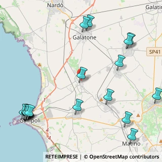 Mappa Via Giosuè Carducci, 73017 Sannicola LE, Italia (6.714)