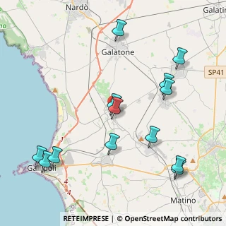 Mappa Via Giosuè Carducci, 73017 Sannicola LE, Italia (5.15)