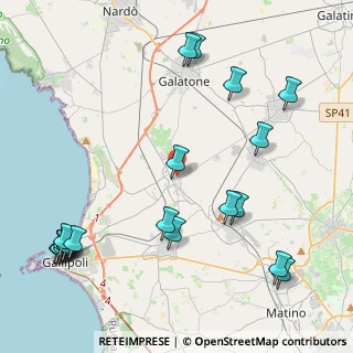 Mappa Via Giosuè Carducci, 73017 Sannicola LE, Italia (5.994)