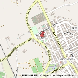 Mappa Via del Podere, 2/A, 73017 Sannicola, Lecce (Puglia)