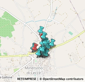 Mappa Via Piave, 73027 Minervino di Lecce LE, Italia (0.31667)