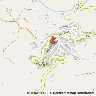 Mappa Via Grazia Deledda, 5, 08030 Teti NU, Italia, 08030 Teti, Nuoro (Sardegna)
