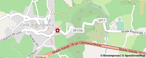 Mappa Celle di Bulgheria