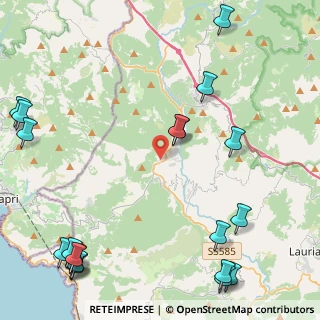 Mappa SS585, 85040 Lagonegro PZ, Italia (7.105)