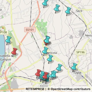 Mappa Via Regina Elena, 73017 Sannicola LE, Italia (3.051)