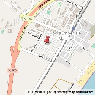 Mappa Via Antonio Gramsci, 30, 87074 Rocca Imperiale, Cosenza (Calabria)