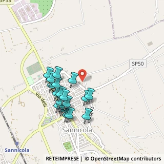 Mappa Via Aradeo, 73017 Sannicola LE, Italia (0.484)