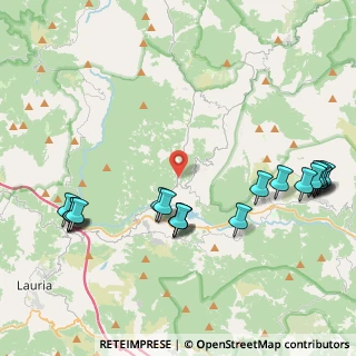 Mappa Superstrada Fondovalle Cogliandrino, 85044 Lauria PZ, Italia (5.528)