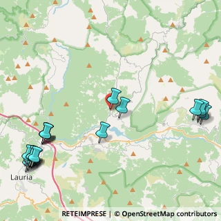 Mappa Superstrada Fondovalle Cogliandrino, 85044 Lauria PZ, Italia (6.811)