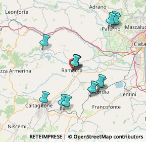 Mappa Via Richard Wagner, 95040 Ramacca CT, Italia (15.95071)