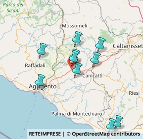 Mappa Contrada Zaccanello, 92020 Racalmuto AG, Italia (21.3975)