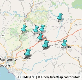 Mappa Contrada Zaccanello, 92020 Racalmuto AG, Italia (6.63417)