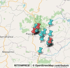 Mappa Via Sette Cantoni, 94015 Piazza Armerina EN, Italia (5.042)