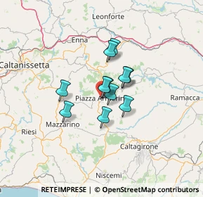 Mappa Via Sette Cantoni, 94015 Piazza Armerina EN, Italia (8.70636)