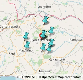 Mappa Via Sette Cantoni, 94015 Piazza Armerina EN, Italia (8.38846)