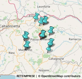 Mappa Via Sette Cantoni, 94015 Piazza Armerina EN, Italia (10.3745)