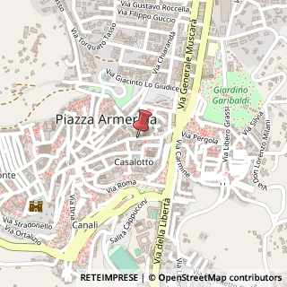 Mappa Via Garibaldi, 77, 94015 Assoro, Enna (Sicilia)