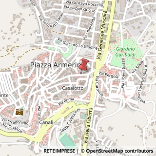 Mappa Via Garibaldi, 97, 94015 Piazza Armerina, Enna (Sicilia)