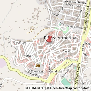 Mappa Via Camillo Benso Conte di Cavour, 15, 94015 Piazza Armerina, Enna (Sicilia)