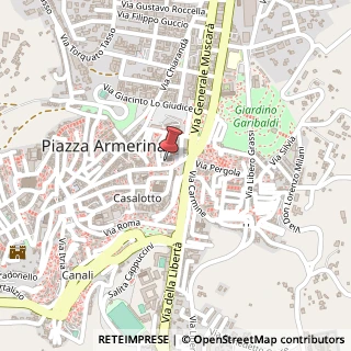 Mappa Piazza Umberto I, 9, 94015 Piazza Armerina, Enna (Sicilia)
