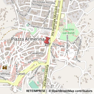 Mappa Via Santo Stefano, 5, 94015 Piazza Armerina, Enna (Sicilia)