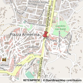 Mappa Via Monsignore Sturzo, 7, 94015 Piazza Armerina, Enna (Sicilia)