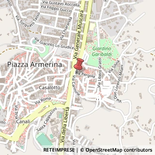 Mappa Via Carmine, 8, 94015 Piazza Armerina, Enna (Sicilia)