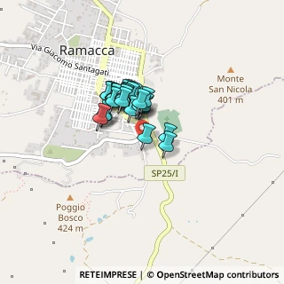 Mappa Via Bari, 95040 Ramacca CT, Italia (0.3)