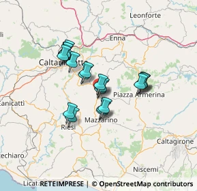 Mappa Via Galvani, 94012 Barrafranca EN, Italia (11.545)