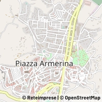 Mapa Piazza Armerina