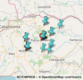 Mappa Via Bonifacio, 94015 Piazza Armerina EN, Italia (9.85842)