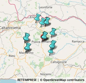 Mappa Via la Malfa Dottor Salvatore, 94015 Piazza Armerina EN, Italia (10.388)