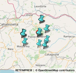 Mappa Via la Malfa Dottor Salvatore, 94015 Piazza Armerina EN, Italia (10.9455)