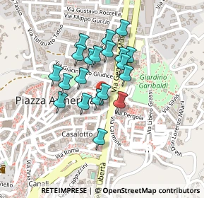 Mappa Via la Malfa Dottor Salvatore, 94015 Piazza Armerina EN, Italia (0.189)