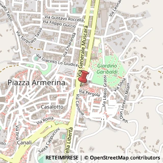 Mappa Piazza Generale Cascino, 94015 Piazza Armerina EN, Italia, 94015 Piazza Armerina, Enna (Sicilia)