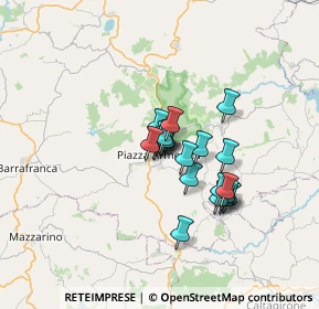 Mappa Via San Agostino, 94015 Piazza Armerina EN, Italia (5.0115)