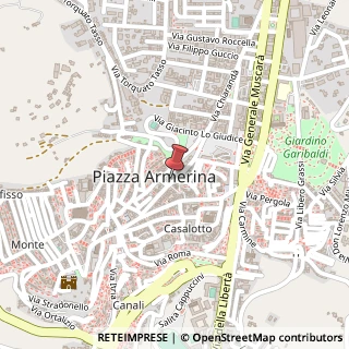Mappa Via Giuseppe Mazzini, n.76, 94015 Piazza Armerina, Enna (Sicilia)