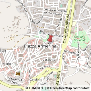 Mappa Via Giuseppe Mazzini, 79, 94015 Piazza Armerina, Enna (Sicilia)