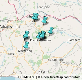 Mappa Via San Agostino, 94015 Piazza Armerina EN, Italia (8.60765)