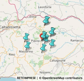 Mappa 94015 Piazza Armerina EN, Italia (8.72455)
