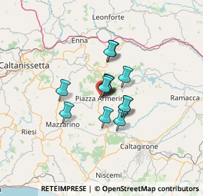 Mappa 94015 Piazza Armerina EN, Italia (8.39385)